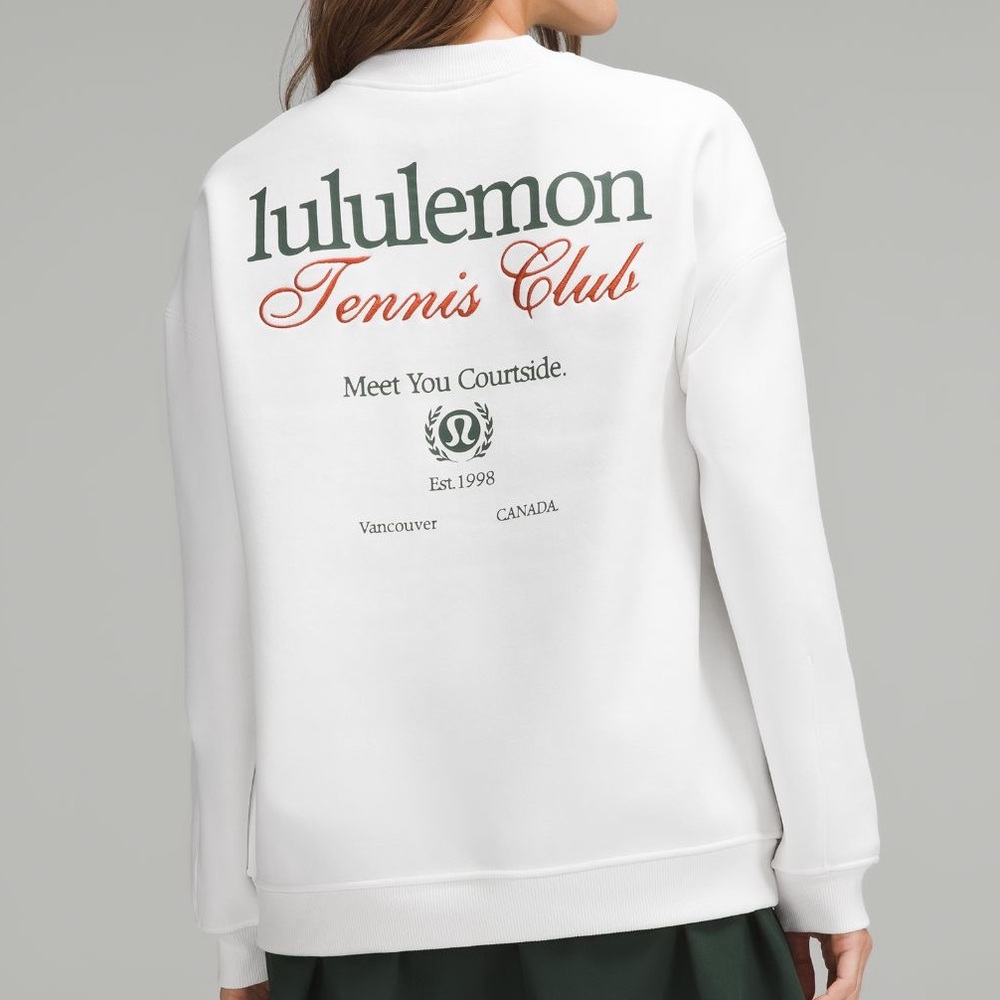 Lululemon Tennis Club Sweatshirt Size Small NWOT - Picture 2 of 6